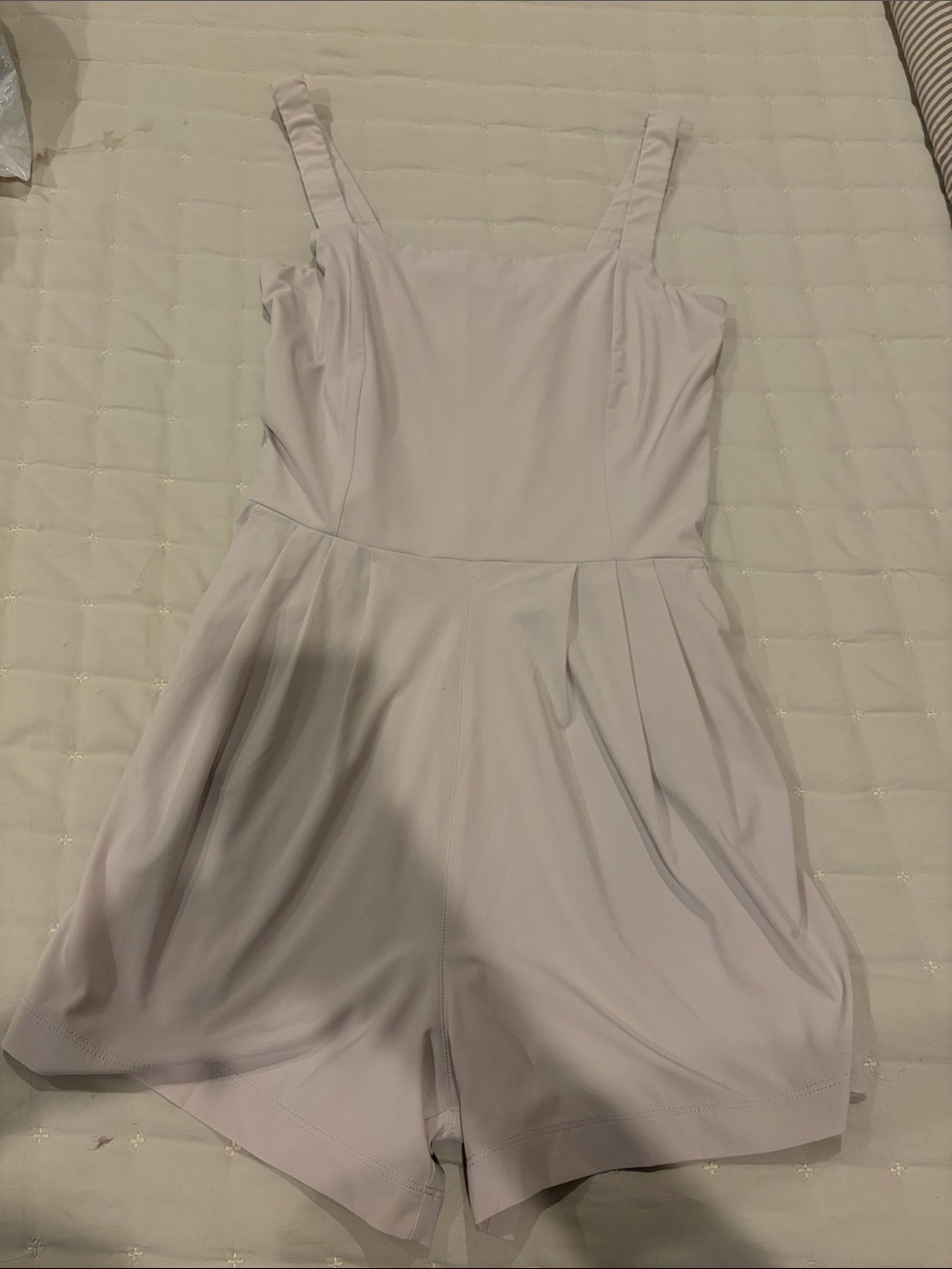 Vuori Sleeveless Romper in Light Lavender